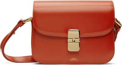 Apc A.p.c. Grace Small Leather Crossbody Bag