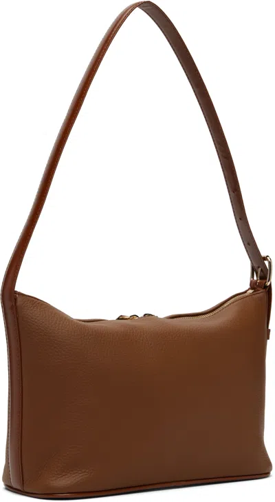 Apc A.p.c. Women Vera Leather Shoulder Bag In Brown
