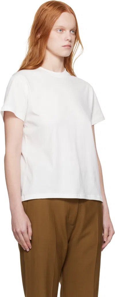 Studio Nicholson Short-sleeve Cotton T-shirt In White