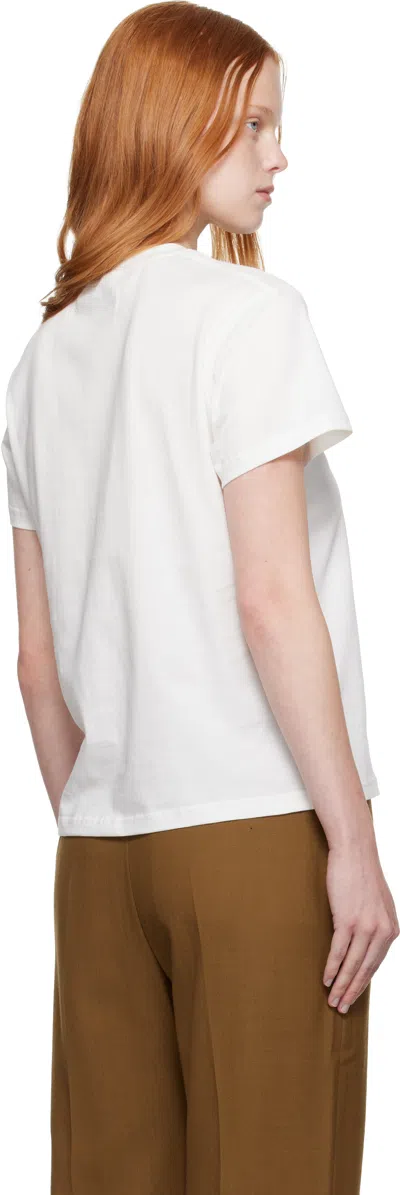 Studio Nicholson Short-sleeve Cotton T-shirt In White