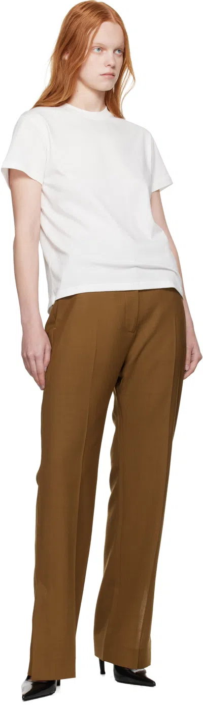Studio Nicholson Short-sleeve Cotton T-shirt In White