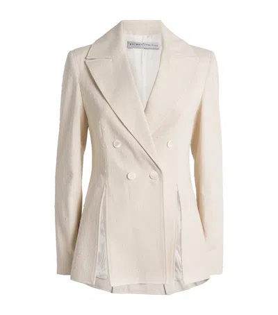 Palmer Harding Denim Refuge Blazer In White