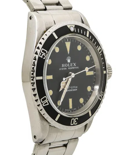 Pre-owned Rolex Submariner 40mm In Black