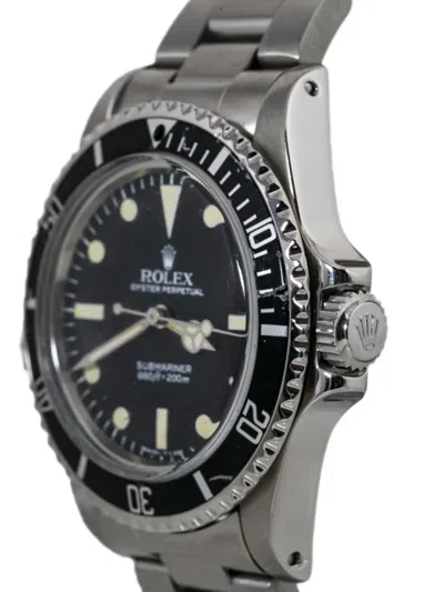Pre-owned Rolex Submariner 40mm In Black