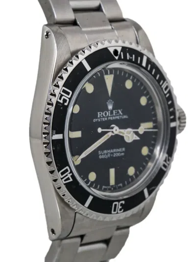 Pre-owned Rolex Submariner 40mm In Black