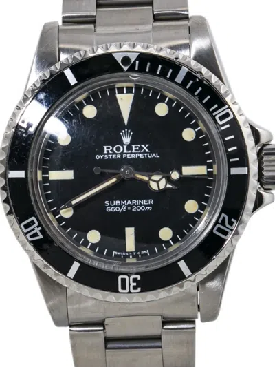 Pre-owned Rolex Submariner 40mm In Black