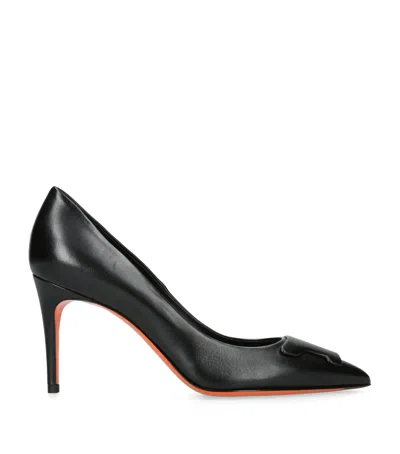 Santoni 85mm Sibille High-heel Pump In Black