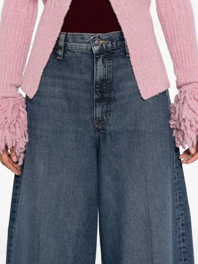 Frame The Drape Jeans In Blue