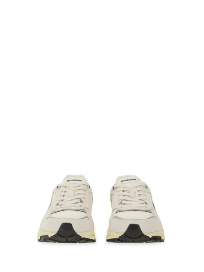 Autry Hyperway Mesh And Metallic Leather-trimmed Suede Sneakers In Multi