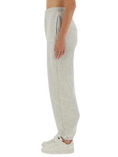 Rotate Birger Christensen Trousers With Elastic Waistband And Side Pockets In Gray