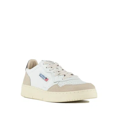 Autry Medalist Low-top Sneakers With Suede Accents In Multi