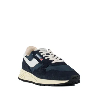 Autry Sporty Activewear Sneakers With Contrasting Logo Details In Blue