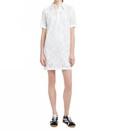 Proenza Schouler Stretch Lace Rainer Mini Dress In Off White In White