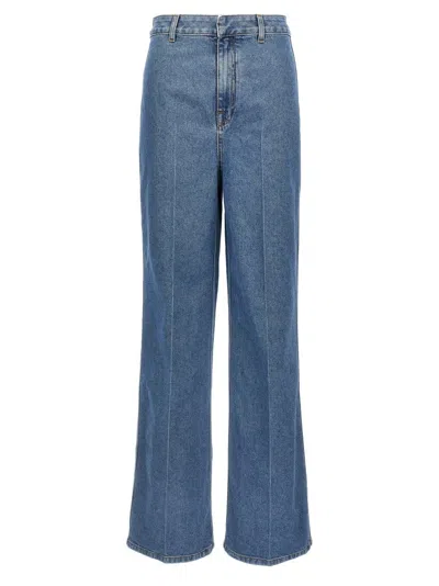 Philosophy Di Lorenzo Serafini High-waisted Straight-leg Denim Jeans In Blue