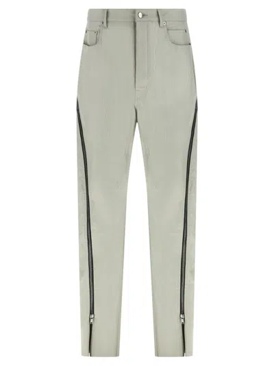 Rick Owens Grey Bolan Banana Jeans In Gray