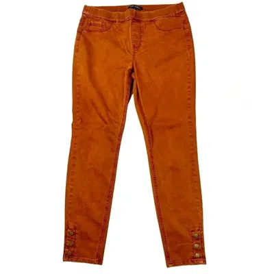 Charlie B Women's Pull On Elastic Waist Pants In Ginger In Brown