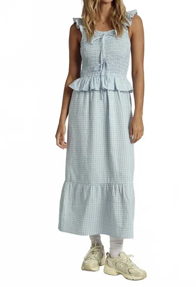 Native Youth Mabel Midi Dress In Blue In Blue