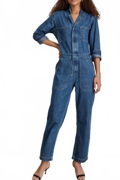 Alex Mill Shoreditch Jumpsuit In Denim In Blue