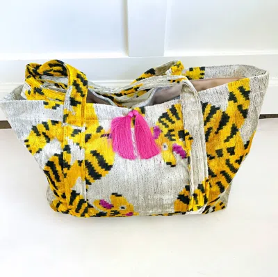Wolf & Willa Women's Tiger Emily Tote In Tiger Print In Multi