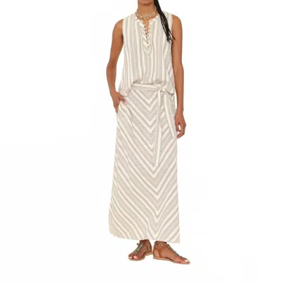 Xirena Mikayla Maxi Skirt In Ivory Sand In White