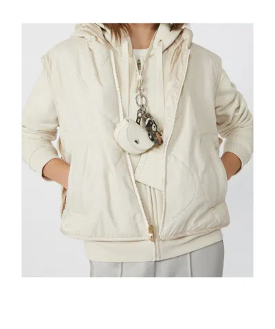 Weekend Max Mara Reversible Water-repellent Canvas Gilet In Neutral