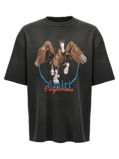 Amiri T Shirts And Polos Black In Black