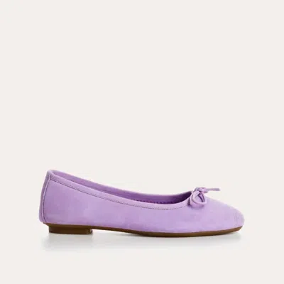 Reqins Women's Harmony Ballerina Flats In Lavender In Purple