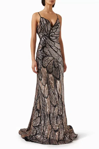 Jovani Mia Gown In Black In Black