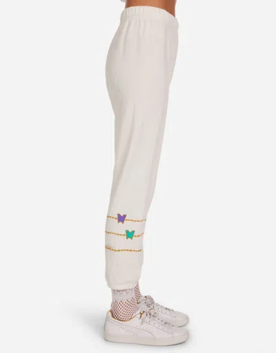 Lauren Moshi Alana Butterfly Charm Happyface In White