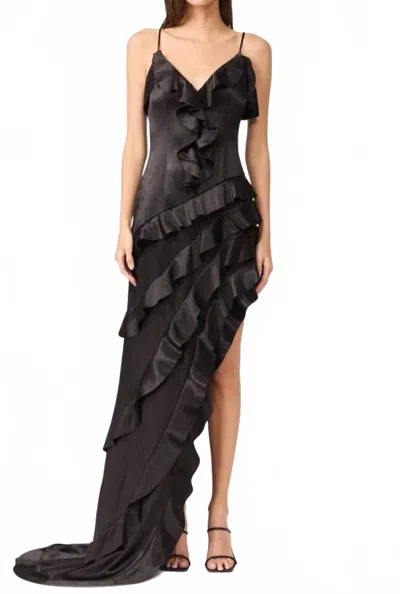 Elliatt Women's Kyla Ruffle Gown In Black In Black