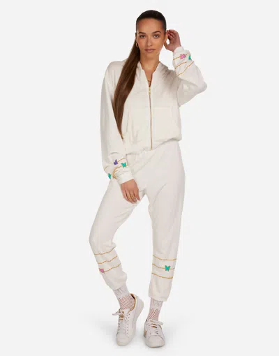 Lauren Moshi Lachelle Butterfly Charm Happyface In White