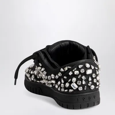 1989 Studio Men's Skate Sneaker Crystals Black In Black