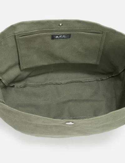 Apc Journal Satchel In Green