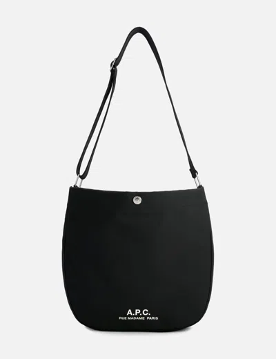 Apc A.p.c. Journal Shoulder Bag In Black