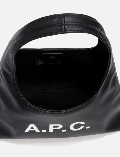 Apc A.p.c. Black Bag With Magnetic Fastening In Black