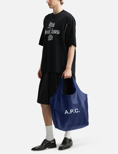 Apc A.p.c. Ninon Tote In Blue