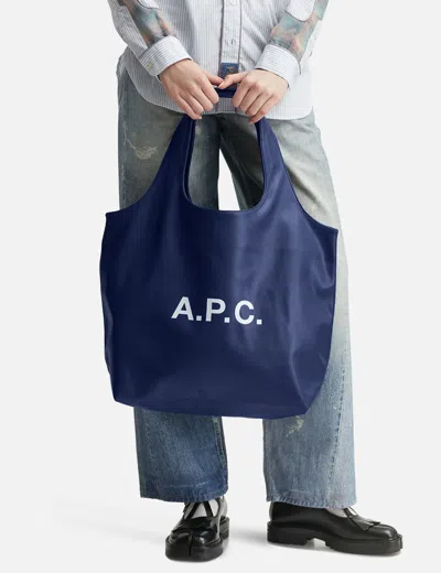 Apc A.p.c. Ninon Tote In Blue
