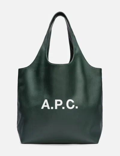Apc A.p.c. Ninon Small Shopper Bag - Synthetic - Green In Green