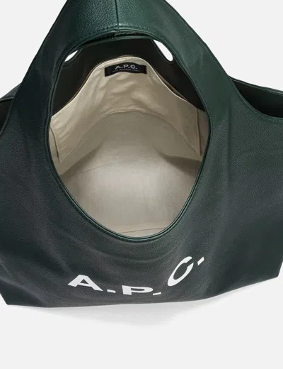 Apc A.p.c. Ninon Small Shopper Bag - Synthetic - Green In Green