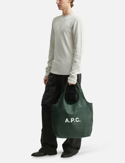 Apc A.p.c. Ninon Small Shopper Bag - Synthetic - Green In Green
