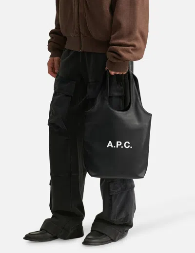 Apc A.p.c. Tote Ninon Small In Black
