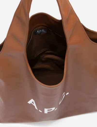 Apc A.p.c. Ninon Tote Bag - Synthetic - Brown In Brown