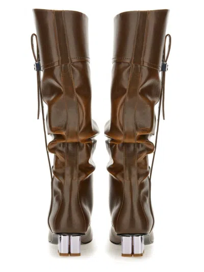 Ganni Slouchy Boot Butterfly In Black