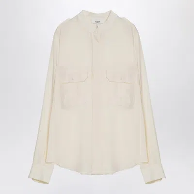 Chloé Women's Ivory Silk Blouse In White
