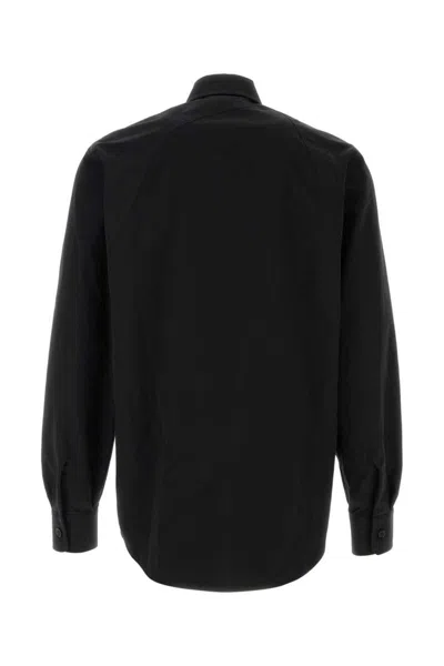 Alexander Mcqueen Mcqueen T-bar Harness Utility Button-up Shirt In Black