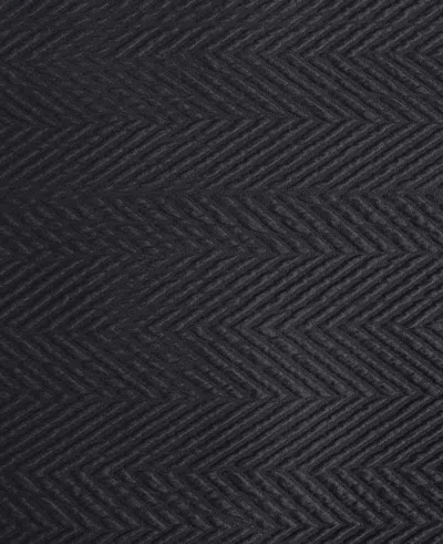 Kenneth Cole New York Crosswalk Herringbone Black Duvet Cover Set