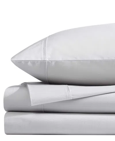 Kenneth Cole New York Cool Zone Grey Sheet Set In White