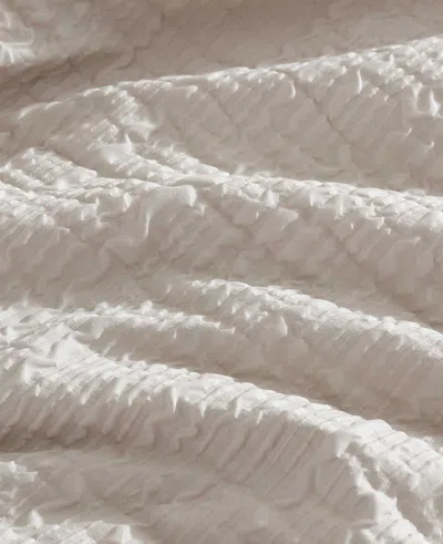 Kenneth Cole New York Serenity Wavy Lines Beige Comforter Set In Sand