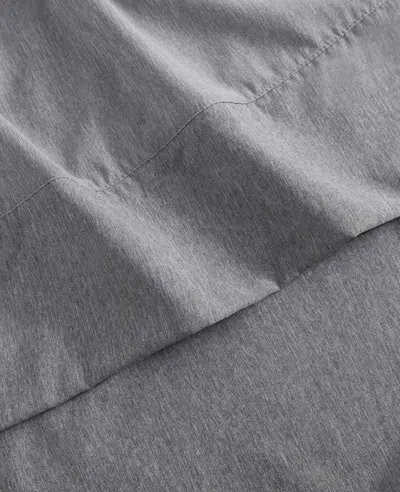 Kenneth Cole Solid Cationic Sheet Set In Gray