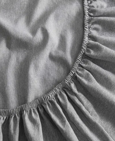 Kenneth Cole Solid Cationic Sheet Set In Gray